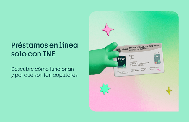 Préstamos en línea solo con INE