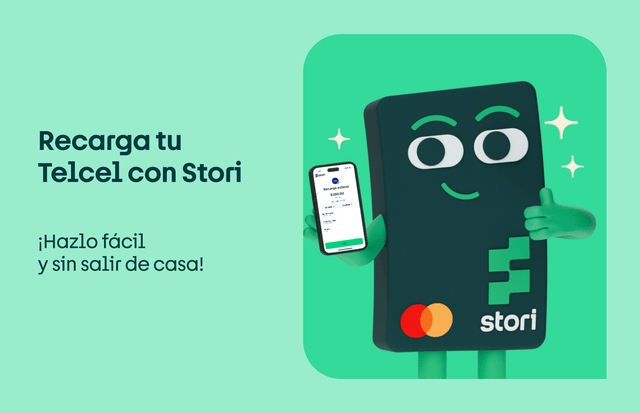 Recarga tu Telcel con Stori: ¡hazlo fácil y sin salir de casa!