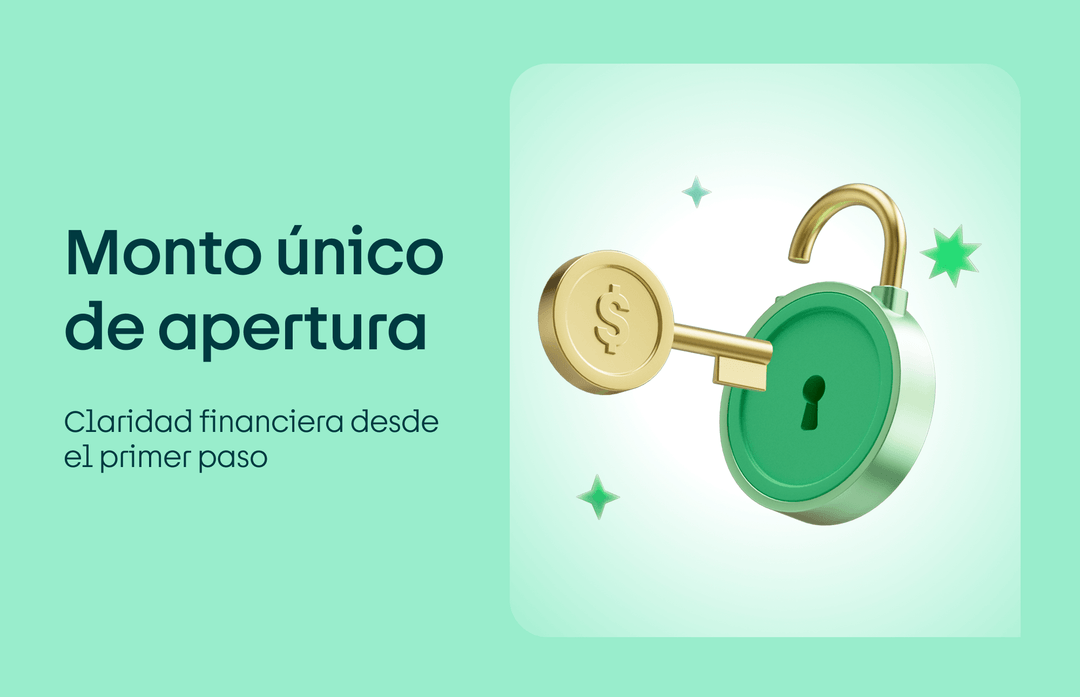 monto unico de apertura