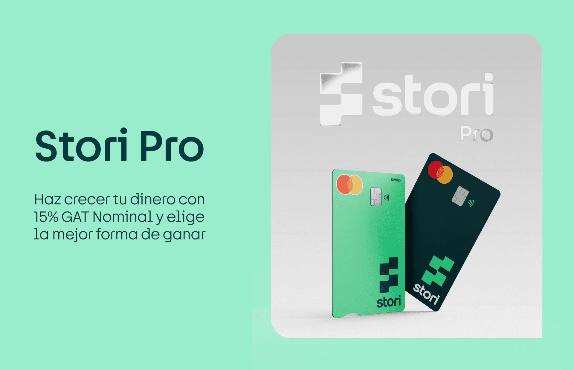 Stori Pro: haz crecer tu dinero con 15% GAT Nominal