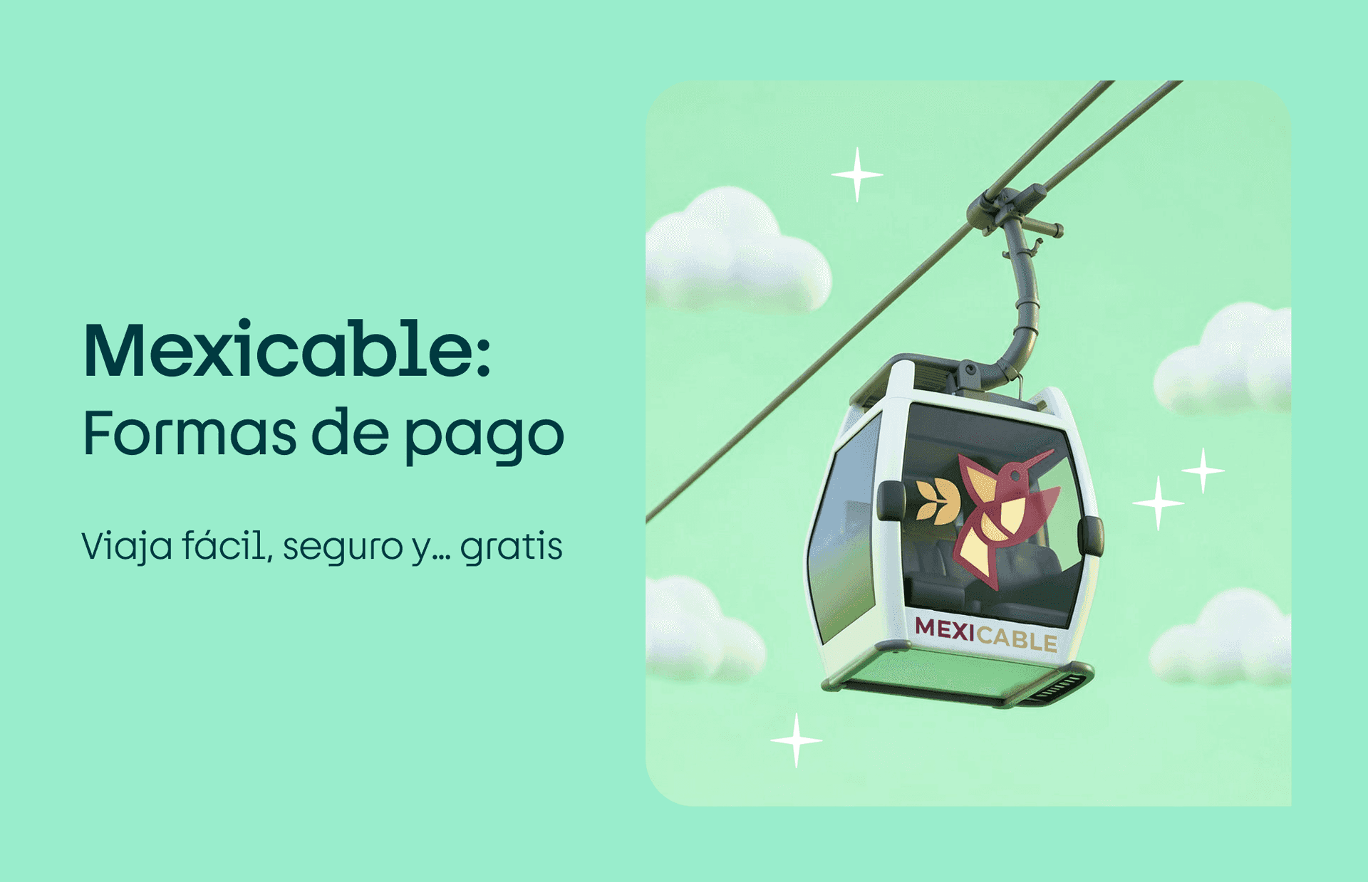 Mexicable formas de pago: viaja fácil, seguro y… gratis