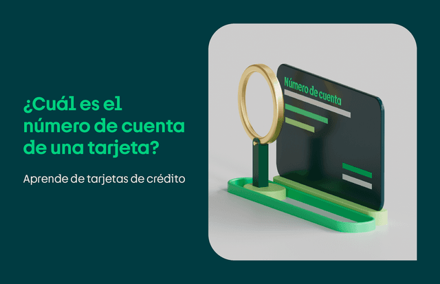 ¿Cuál es el número de cuenta de una tarjeta?