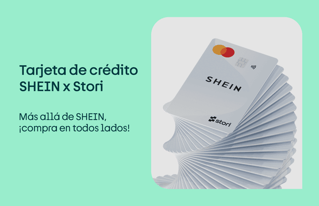 Tarjeta de crédito SHEIN x Stori