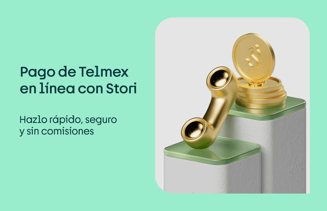 Pago de Telmex en línea con Stori