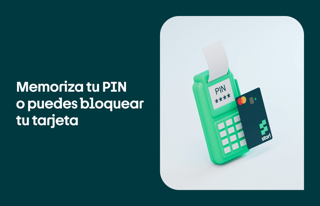 Memoriza tu PIN o puedes bloquear tu tarjeta