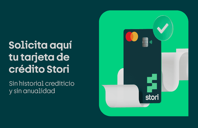 Consigue tu tarjeta de crédito Stori sin historial