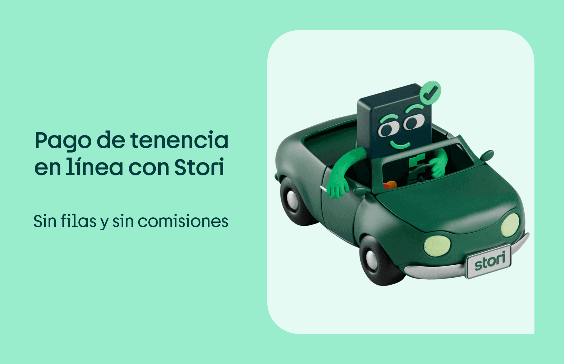 Pago de tenencia en línea con Stori